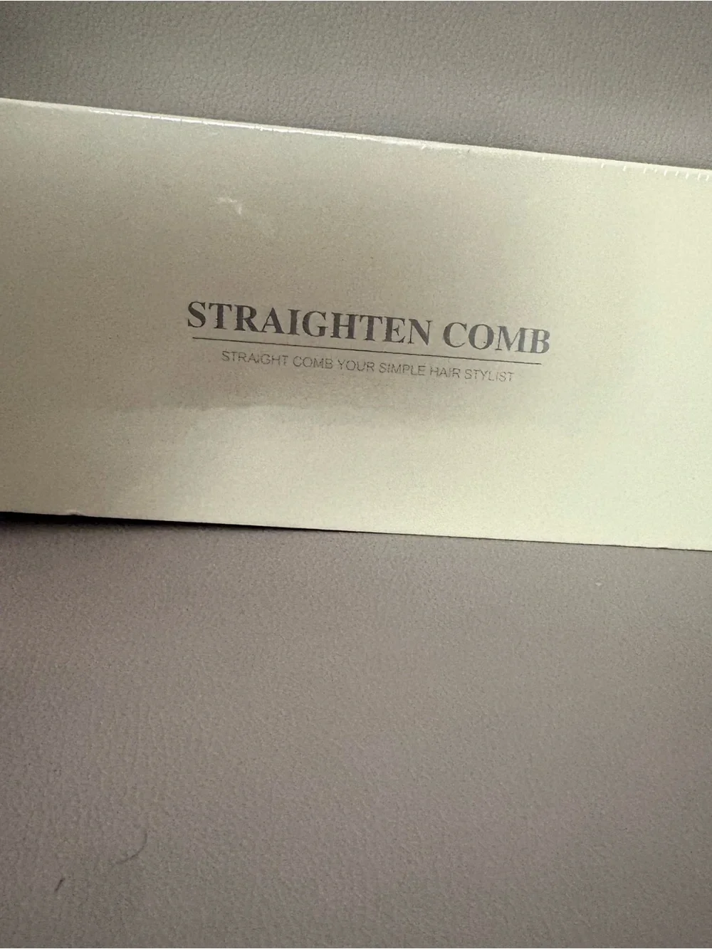 Straightening Hair Comb